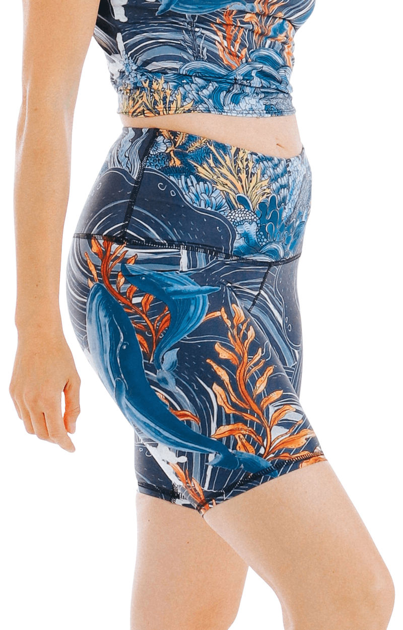 Biker Shorts - Whale Hello image number 0