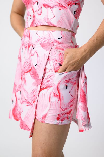 Court Skort - Ready to Flamingle