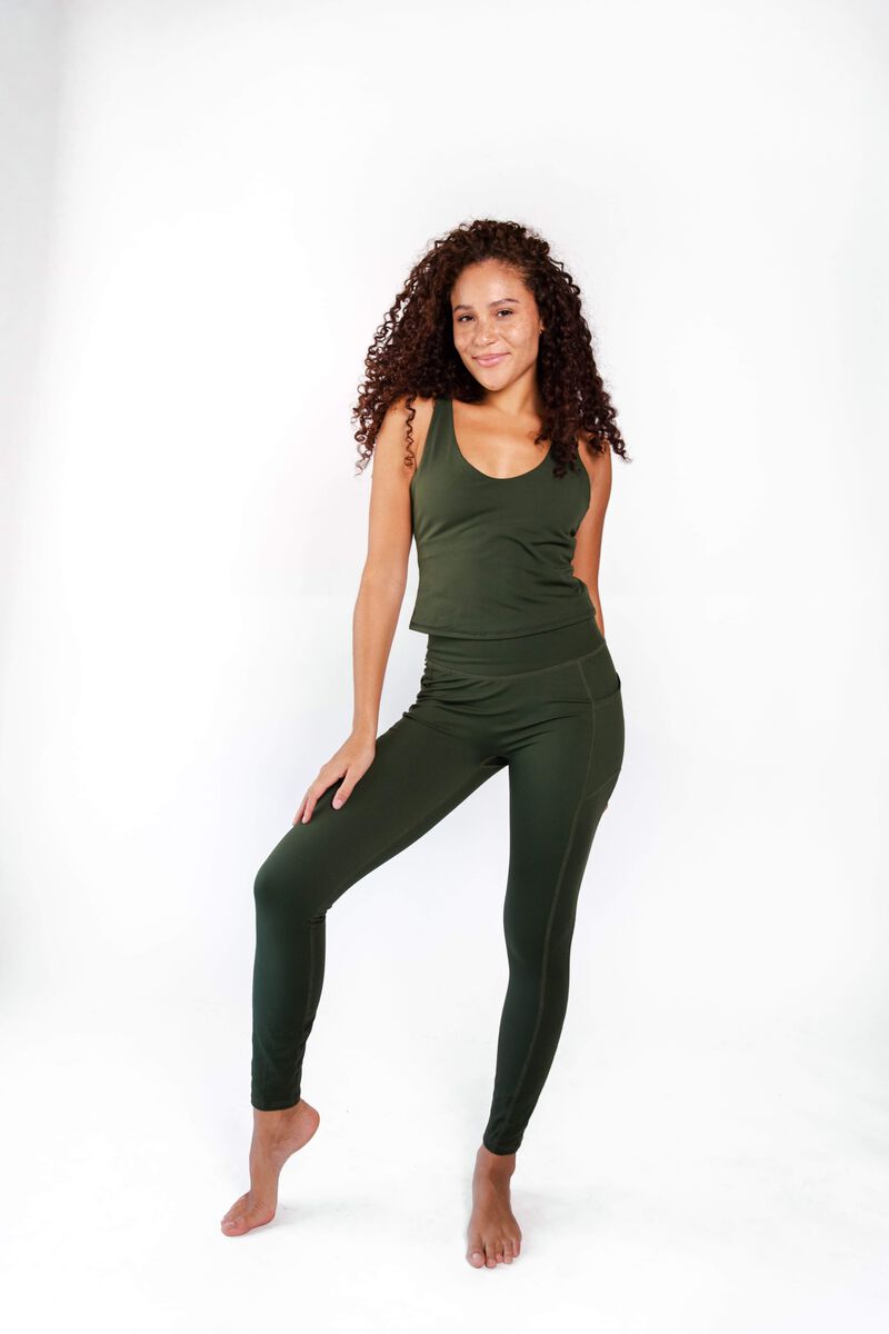 Vitality Tank - Forest Green image number 0
