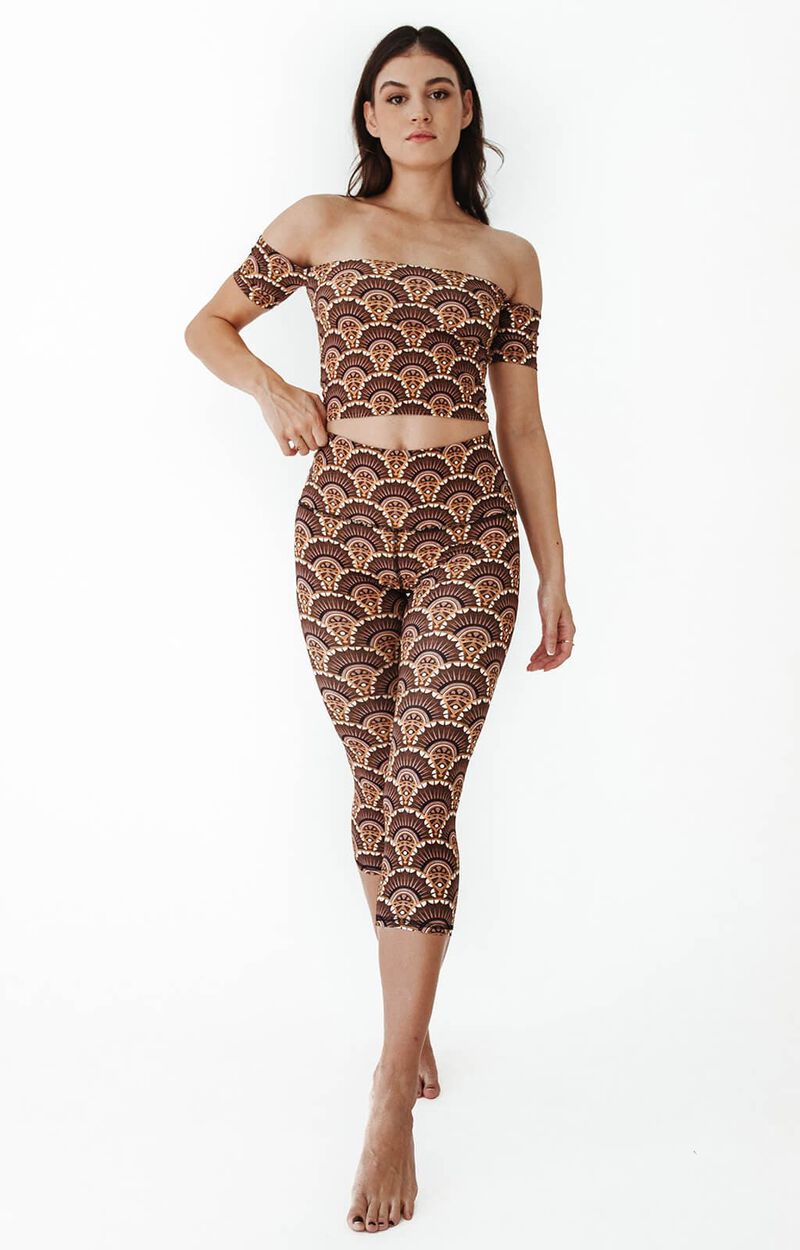 Capri Legging - Art Deco image number 3