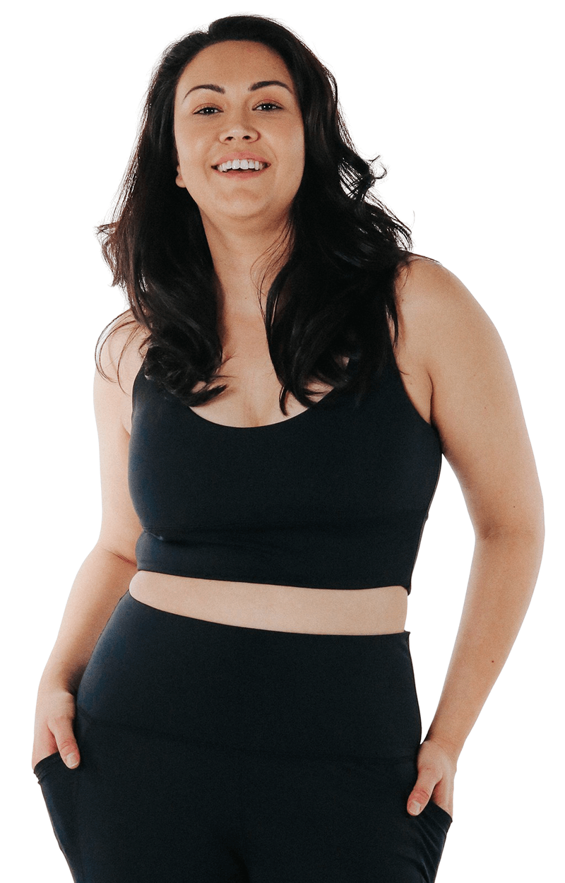Limitless Sports Bra - Jet Black image number 5