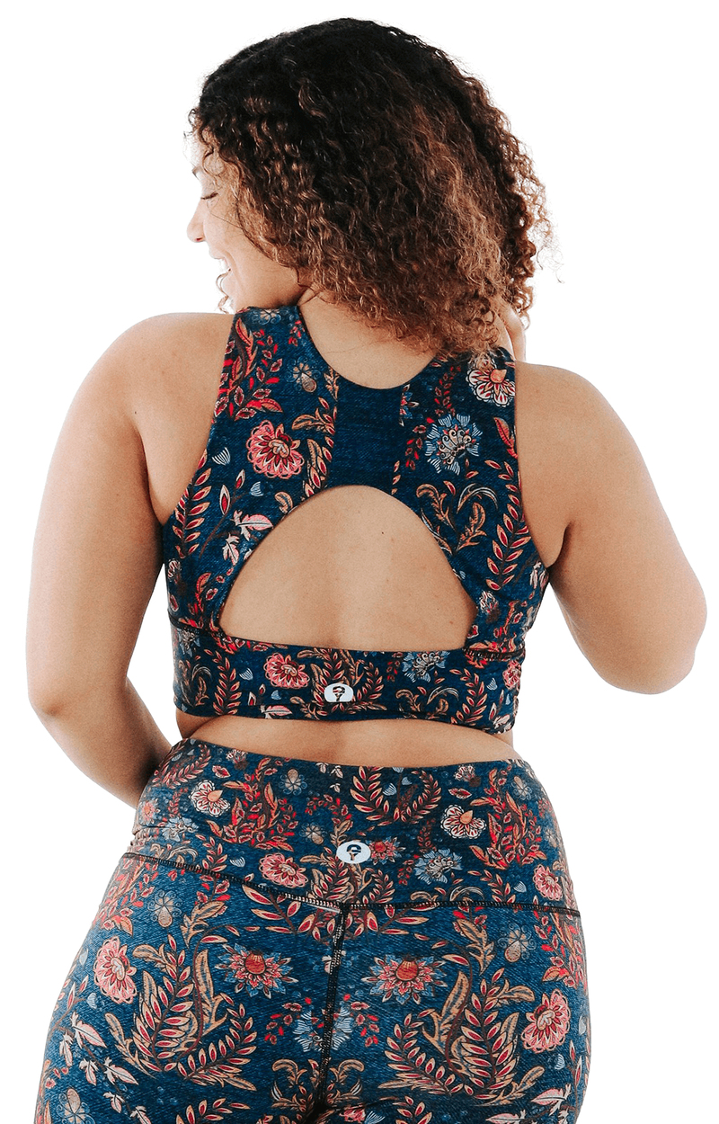 Free Range Sports Bra - Festival Denim image number 3