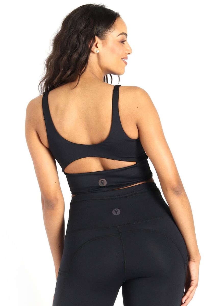 Limitless Sports Bra - Jet Black image number 4