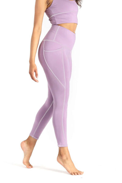 7/8 Boundless Legging with Pockets in Amethyst