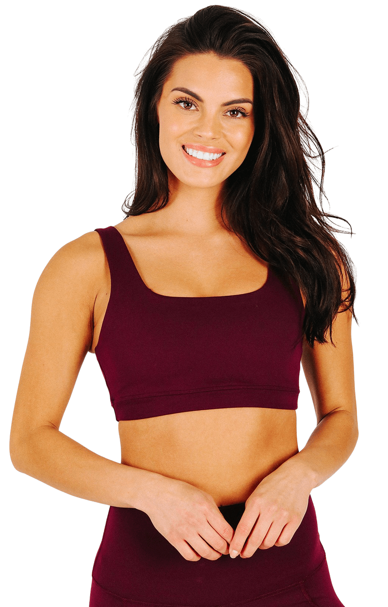 Everyday Sports Bra - Maroon image number 0