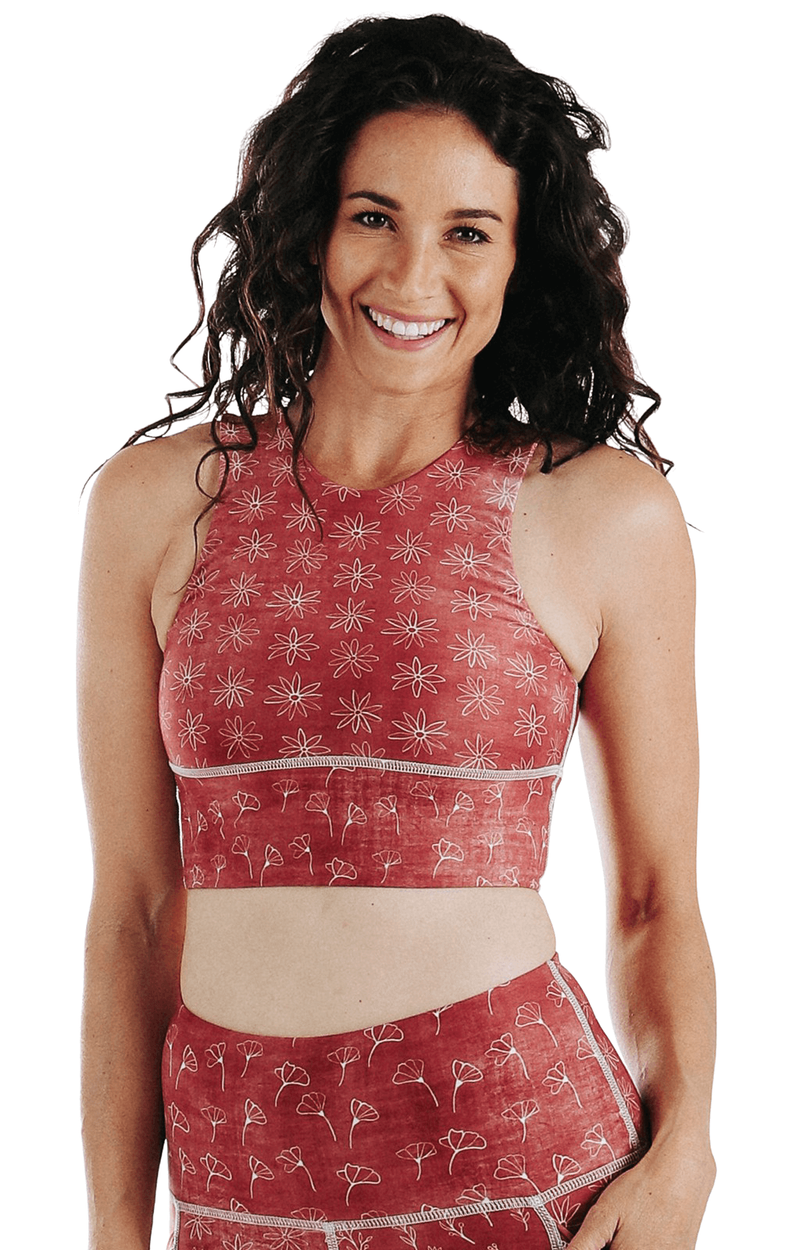 Free Range Sports Bra - Terracotta Time image number 1