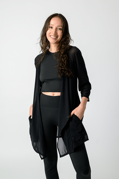 Roam Free Jacket - Black Mesh