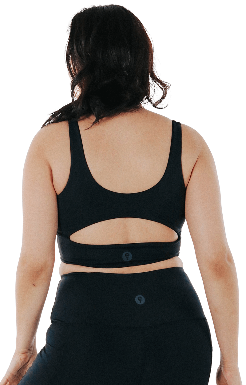 Limitless Sports Bra - Jet Black image number 6