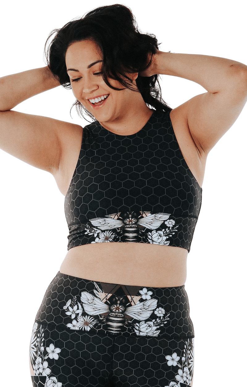 Free Range Sports Bra - Beeloved Blackout image number 3