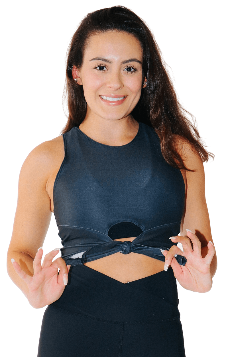 Ready or Knot Tank - Sedate Charcoal image number 0