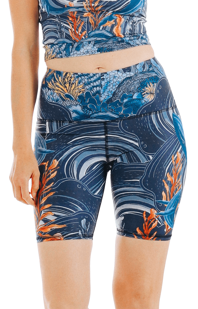 Biker Shorts - Whale Hello image number 1