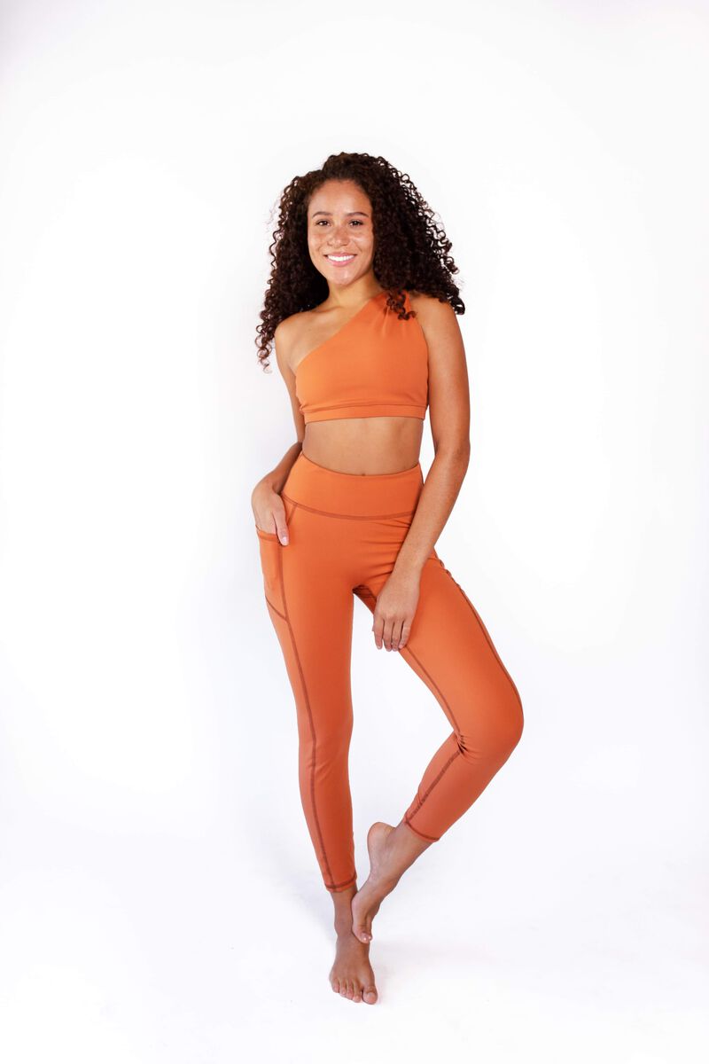 Nonstop Legging - Burnt Orange image number 0